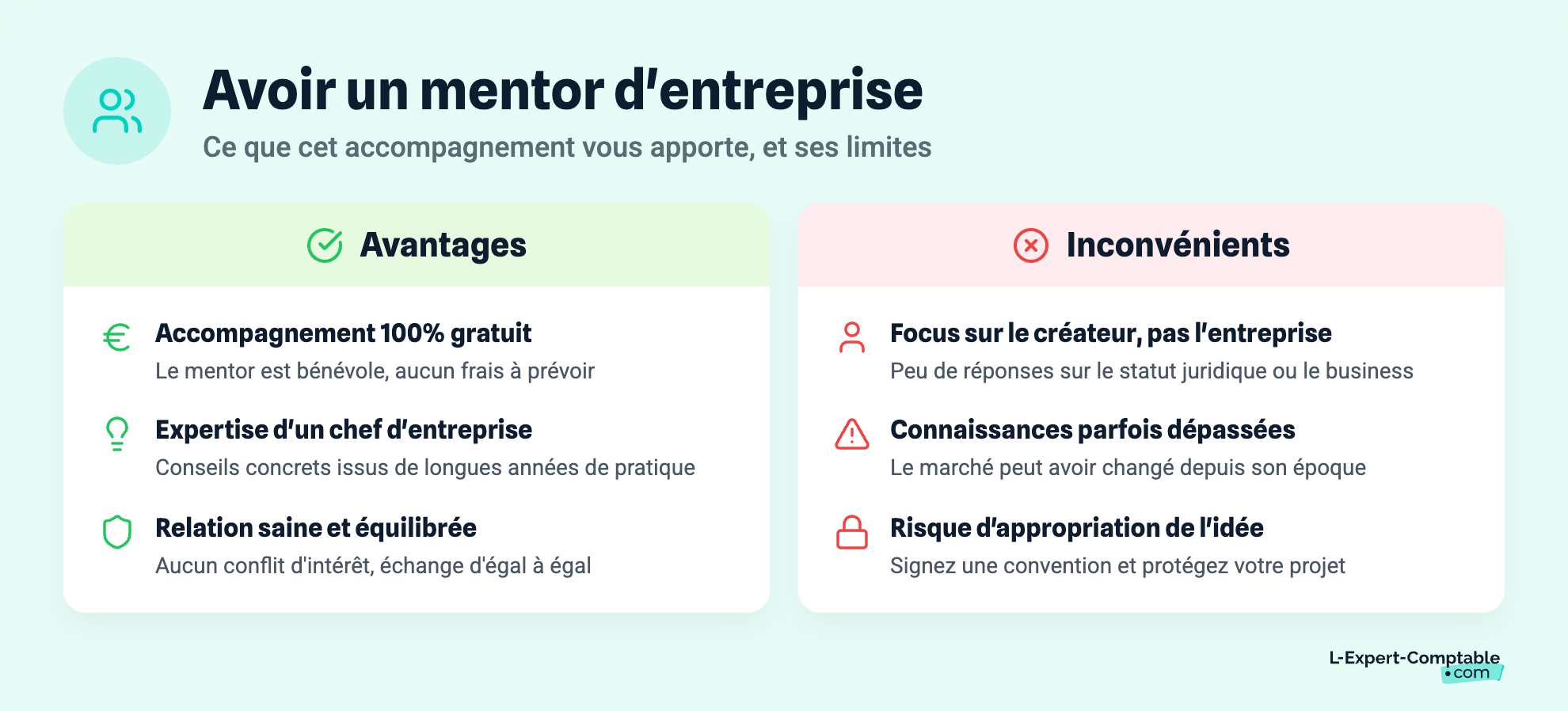 Avoir un mentor d'entreprise